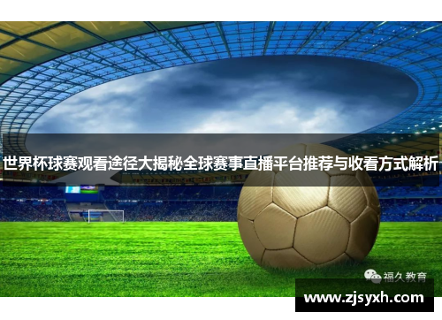 世界杯球赛观看途径大揭秘全球赛事直播平台推荐与收看方式解析